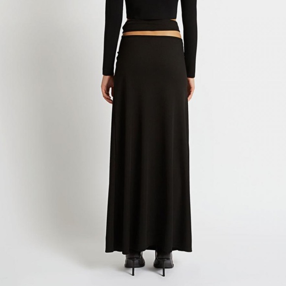 Christopher Esber Skirts | Floating Belt Ruched Quartz Skirt Black - Picture 3 of 10